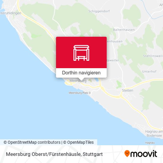Meersburg Oberst/Fürstenhäusle Karte