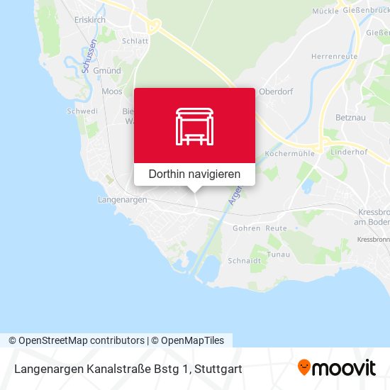Langenargen Kanalstraße Bstg 1 Karte