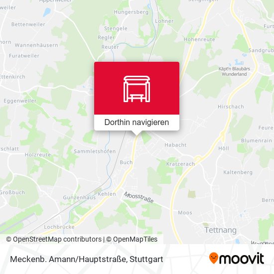 Meckenb. Amann/Hauptstraße Karte