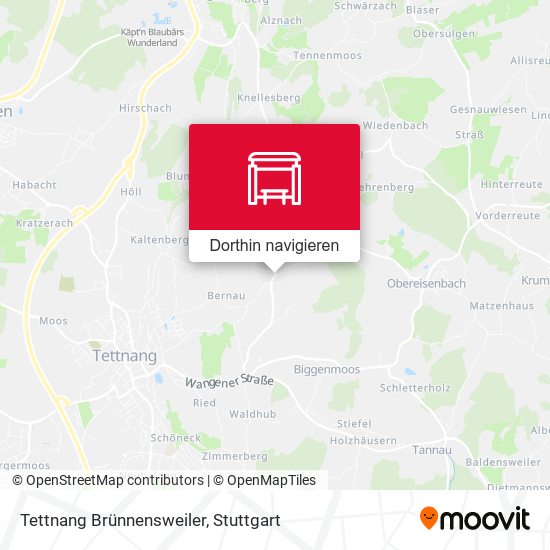Tettnang Brünnensweiler Karte