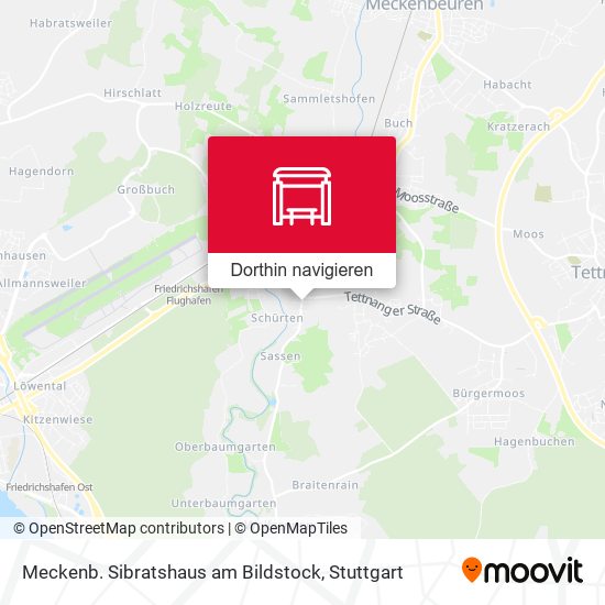 Meckenb. Sibratshaus am Bildstock Karte