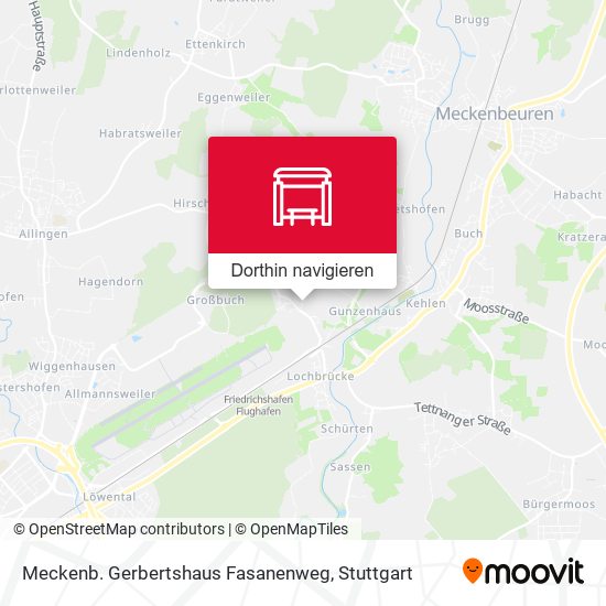 Meckenb. Gerbertshaus Fasanenweg Karte