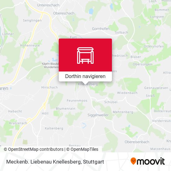 Meckenb. Liebenau Knellesberg Karte
