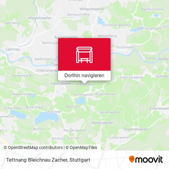 Tettnang Bleichnau Zacher Karte