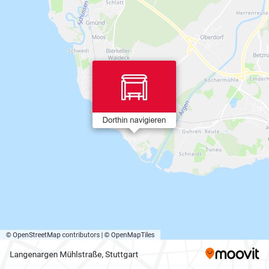 Langenargen Mühlstraße Karte