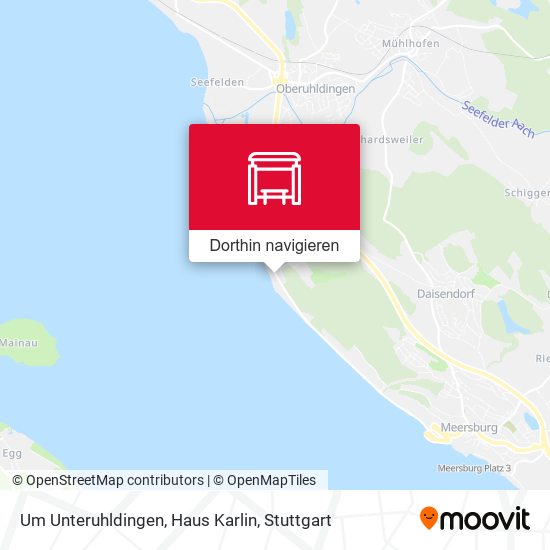 Um Unteruhldingen, Haus Karlin Karte