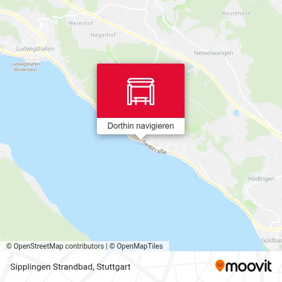 Sipplingen Strandbad Karte