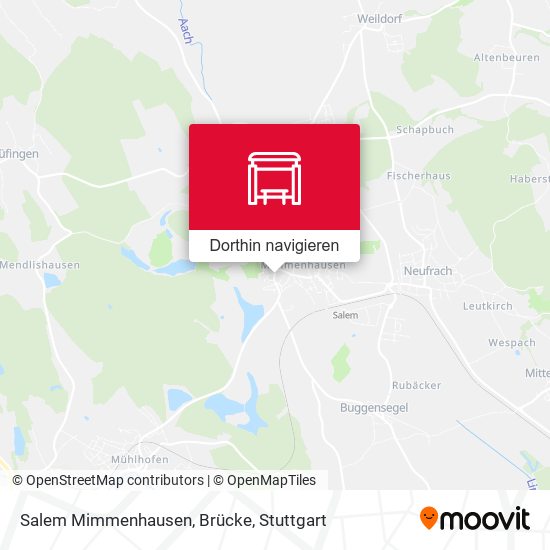 Salem Mimmenhausen, Brücke Karte