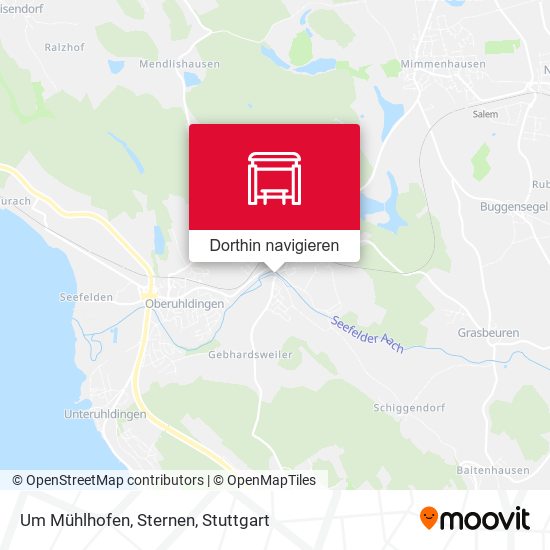Um Mühlhofen, Sternen Karte