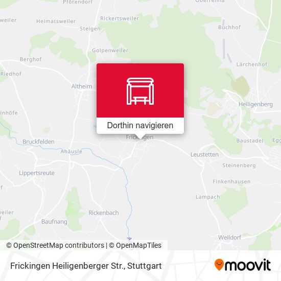 Frickingen Heiligenberger Str. Karte