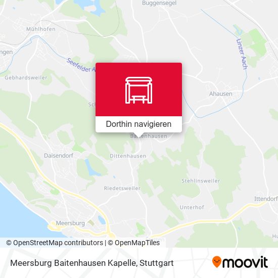 Meersburg Baitenhausen Kapelle Karte