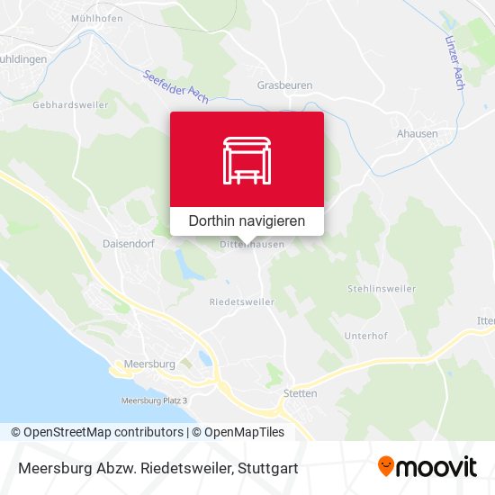 Meersburg Abzw. Riedetsweiler Karte