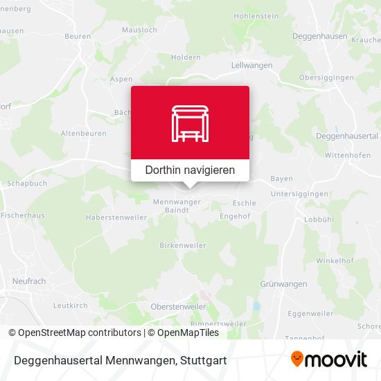 Deggenhausertal Mennwangen Karte