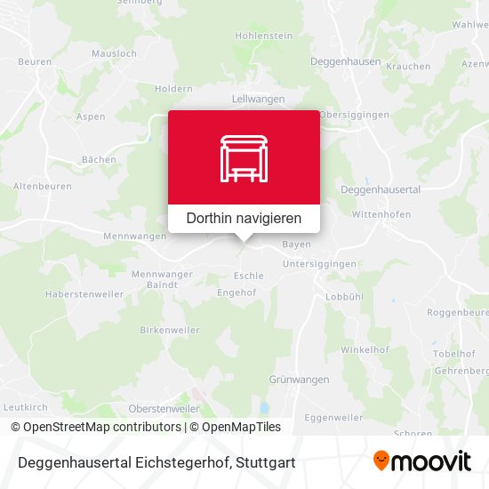 Deggenhausertal Eichstegerhof Karte