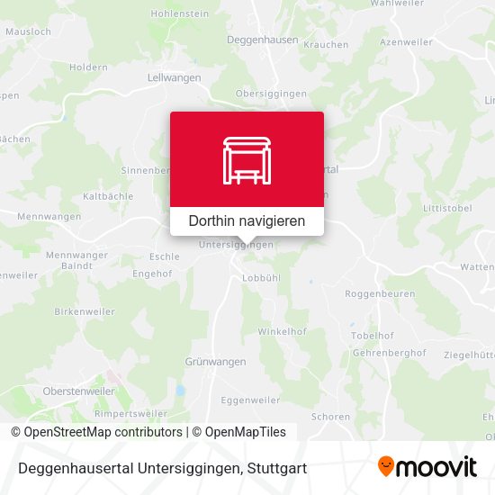 Deggenhausertal Untersiggingen Karte