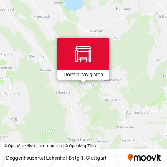 Deggenhausertal Lehenhof Bstg 1 Karte