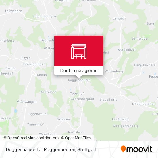 Deggenhausertal Roggenbeuren Karte