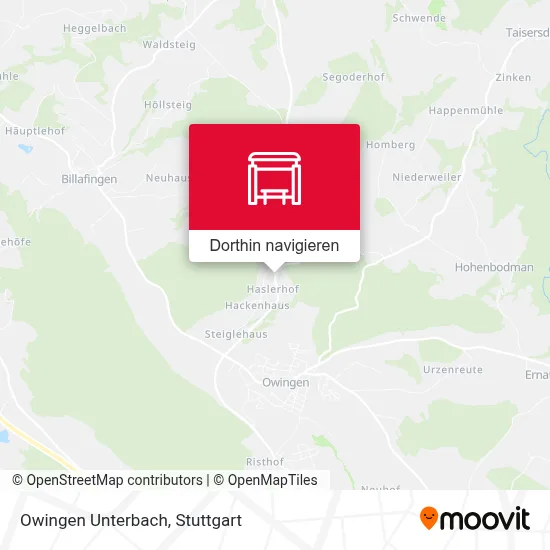Owingen Unterbach Karte