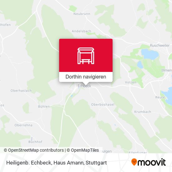 Heiligenb. Echbeck, Haus Amann Karte