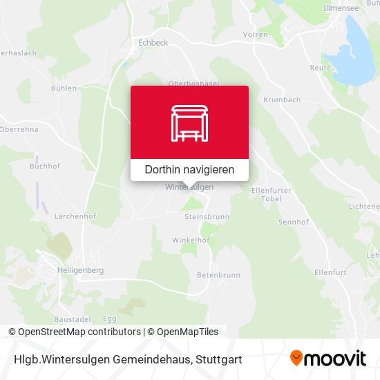 Hlgb.Wintersulgen Gemeindehaus Karte