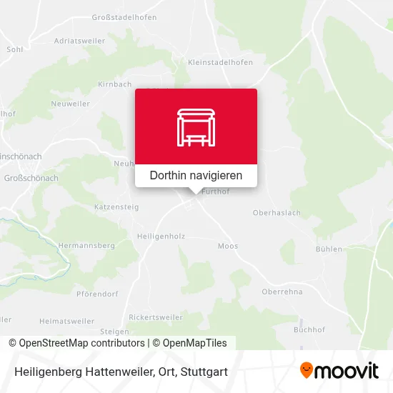 Heiligenberg Hattenweiler, Ort Karte