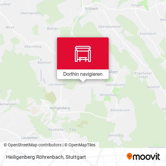 Heiligenberg Röhrenbach Karte