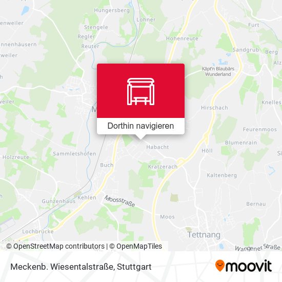 Meckenb. Wiesentalstraße Karte