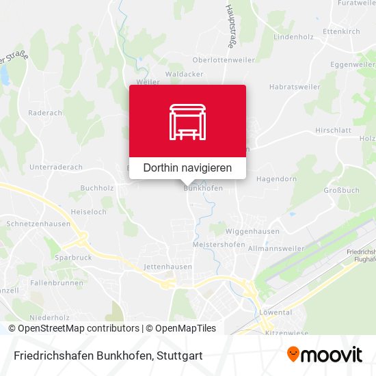 Friedrichshafen Bunkhofen Karte