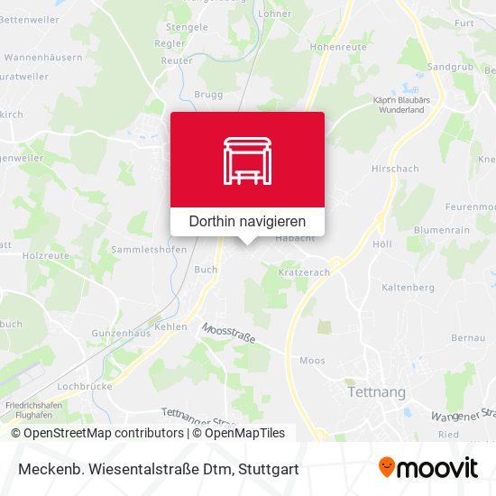 Meckenb. Wiesentalstraße Dtm Karte