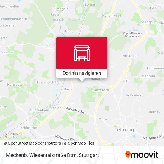 Meckenb. Wiesentalstraße Dtm Karte