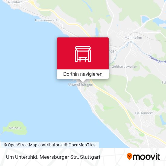 Um Unteruhld. Meersburger Str. Karte