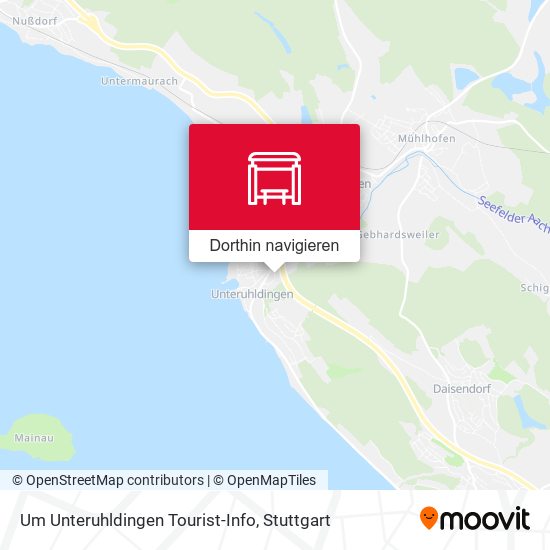 Um Unteruhldingen Tourist-Info Karte