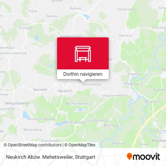Neukirch Abzw. Mehetsweiler Karte