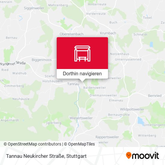 Tannau Neukircher Straße Karte
