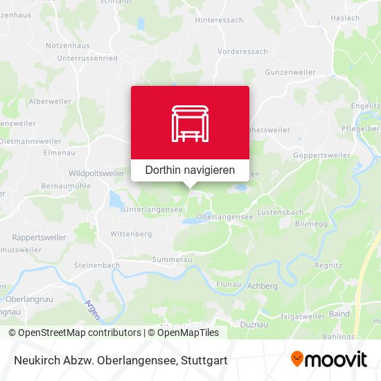 Neukirch Abzw. Oberlangensee Karte