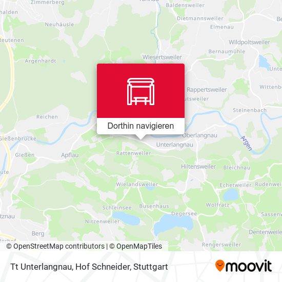 Tt Unterlangnau, Hof Schneider Karte