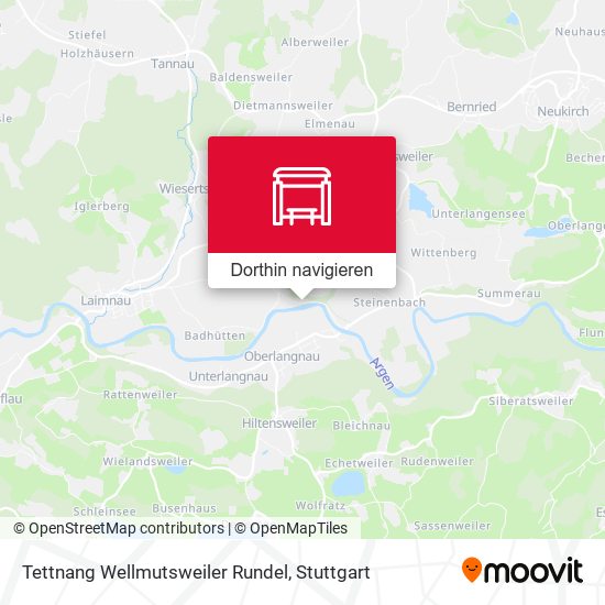 Tettnang Wellmutsweiler Rundel Karte