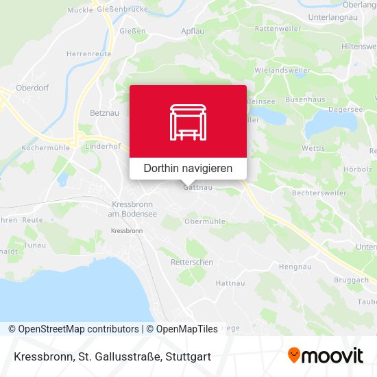 Kressbronn, St. Gallusstraße Karte