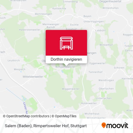 Salem (Baden), Rimpertsweiler Hof Karte
