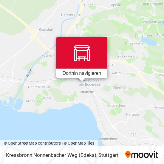 Kressbronn Nonnenbacher Weg (Edeka) Karte