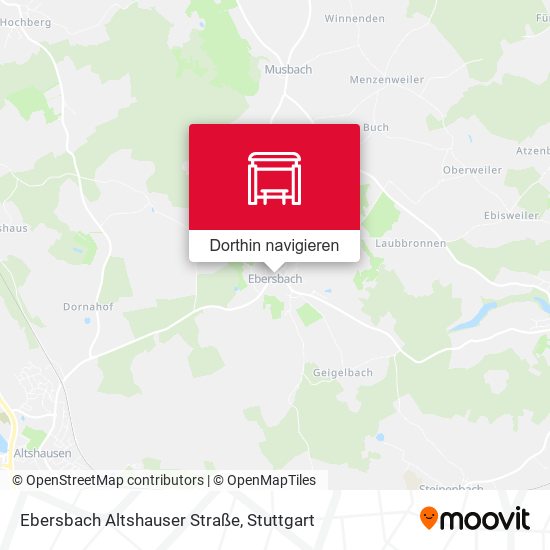 Ebersbach Altshauser Straße Karte