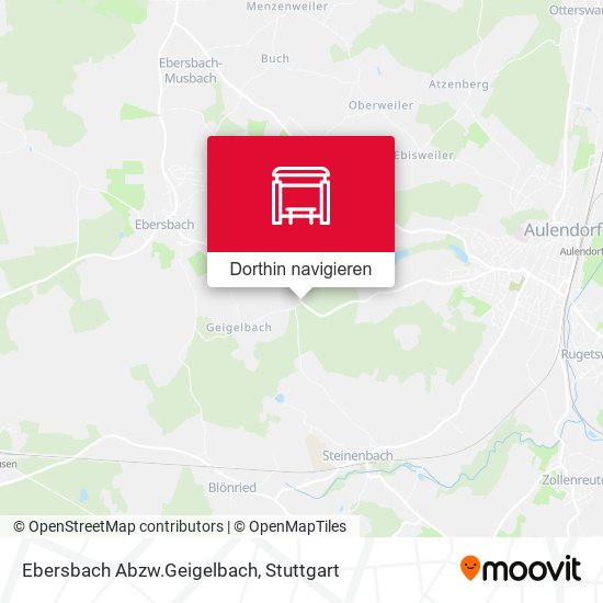 Ebersbach Abzw.Geigelbach Karte