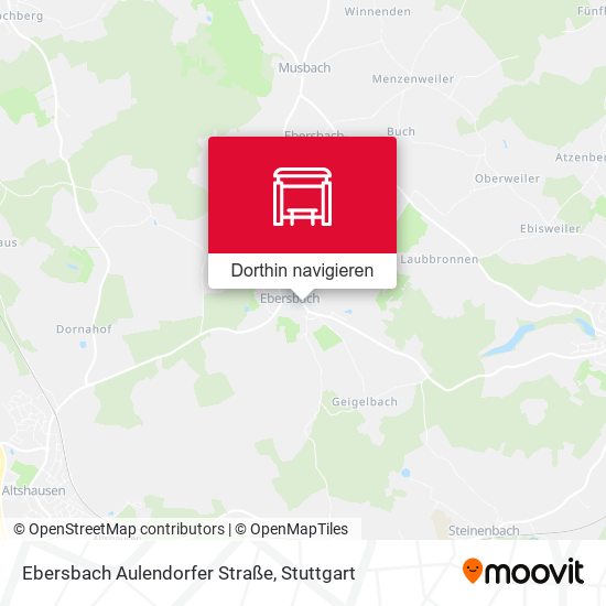 Ebersbach Aulendorfer Straße Karte