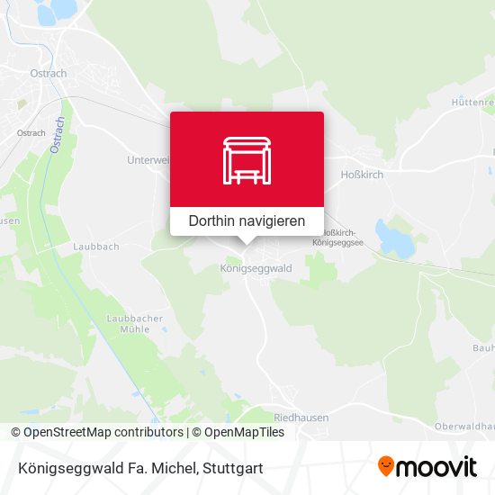 Königseggwald Fa. Michel Karte