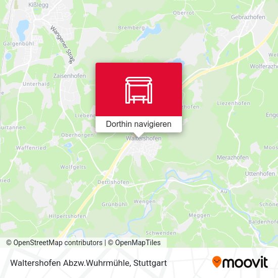 Waltershofen Abzw.Wuhrmühle Karte
