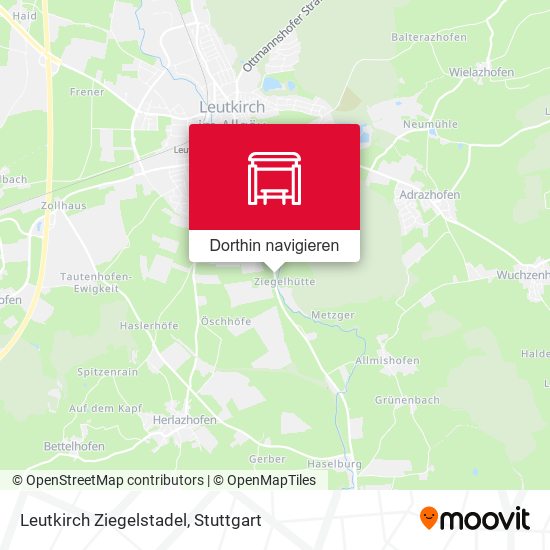 Leutkirch Ziegelstadel Karte