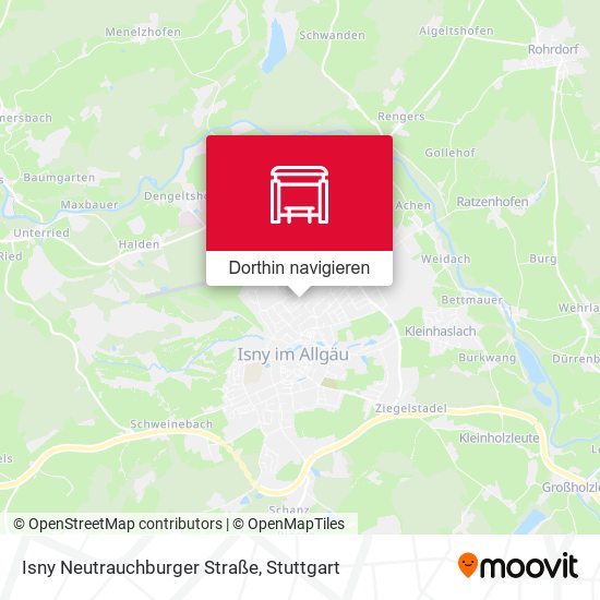 Isny Neutrauchburger Straße Karte