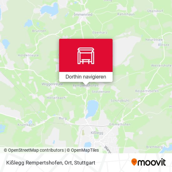 Kißlegg Rempertshofen, Ort Karte