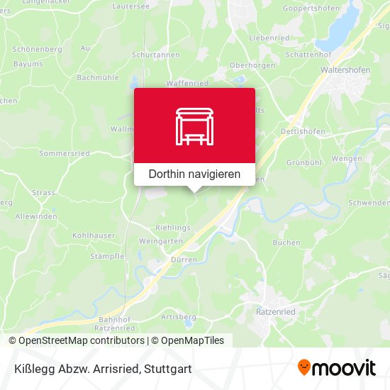 Kißlegg Abzw. Arrisried Karte