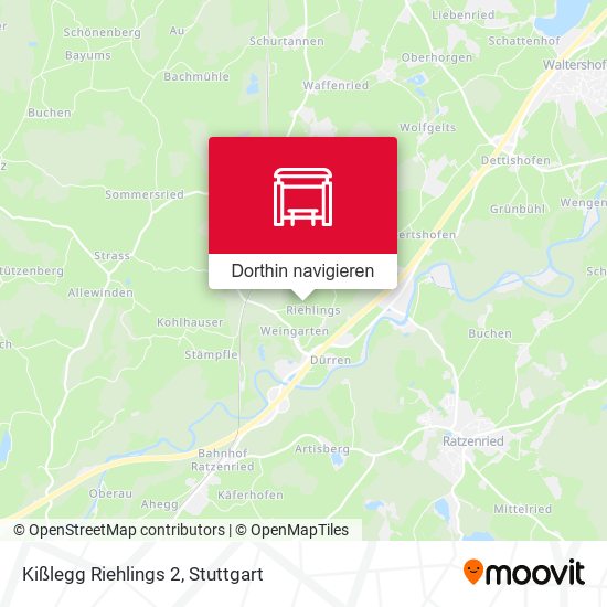 Kißlegg Riehlings 2 Karte